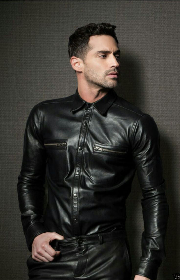 Leather shirt
