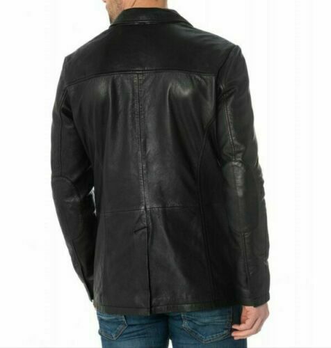 Koza Leathers Men's Real Lambskin Leather Blazer KB162