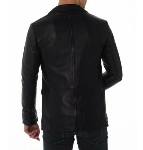 Koza Leathers Men's Real Lambskin Leather Blazer KB166