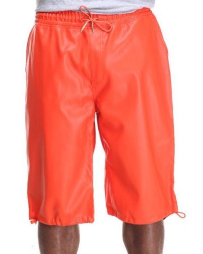 Koza Leathers Men's Real Lambskin Leather Shorts MS007
