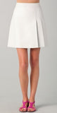 Knee Length Skirt - Women Real Lambskin Leather Mini Skirt WS008 - Koza Leathers
