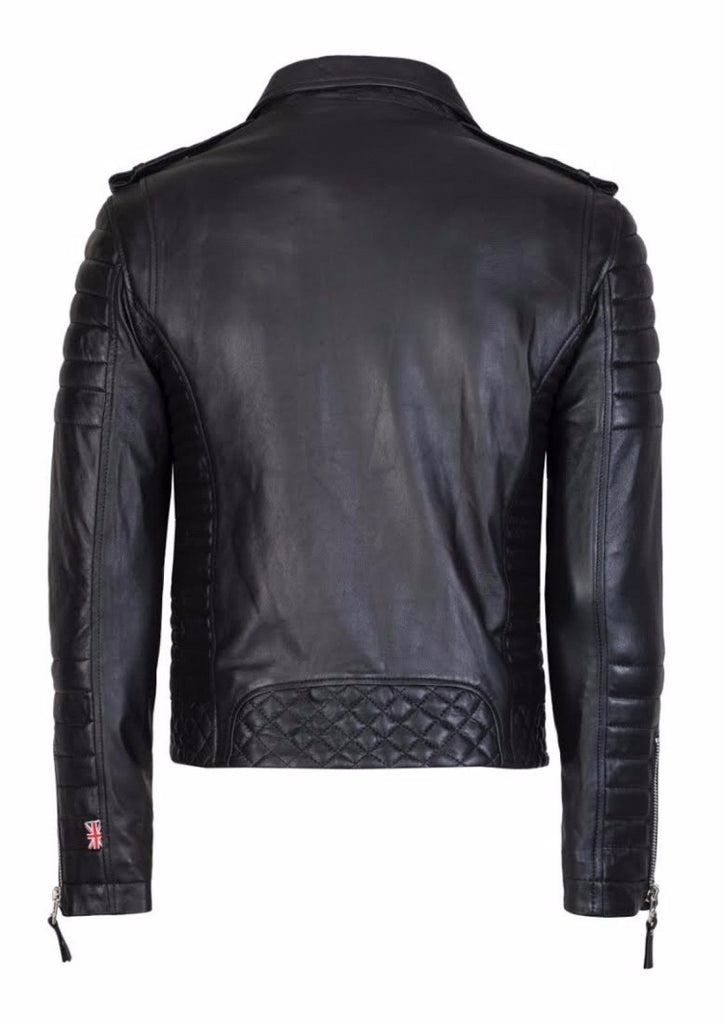 Biker Jacket - Koza Leathers Men's Genuine Lambskin Leather Jacket KP005 - Koza Leathers